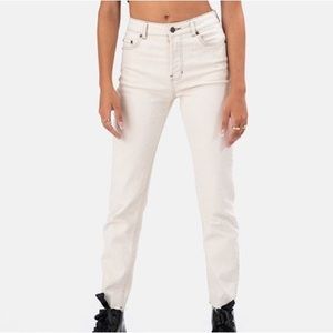 Adika - Holler Raw Hem Jeans / Skinny (Off White)